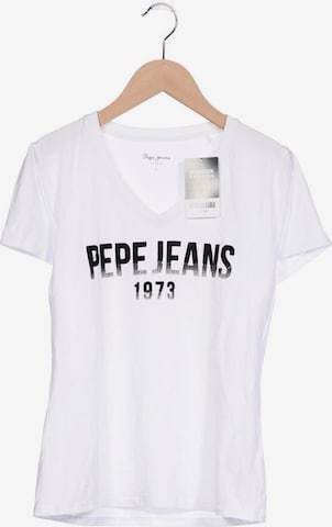 Pepe Jeans T-Shirt M in Weiß: predná strana