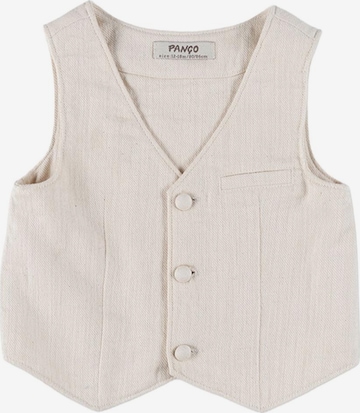 Panço Weste in Beige: Vorderseite