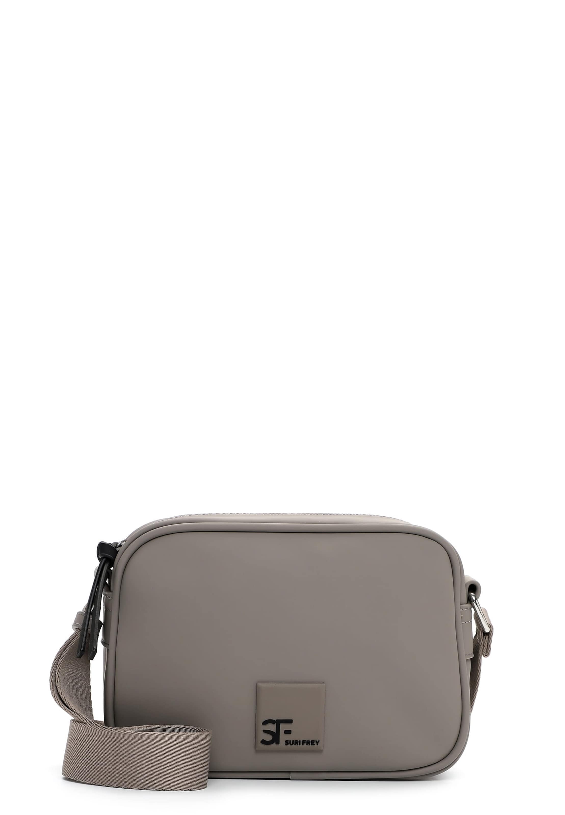 Borsa a tracolla di Suri Frey in grigio: frontale