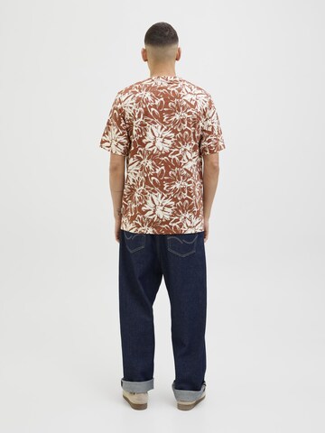 JACK & JONES T-Shirt in Braun