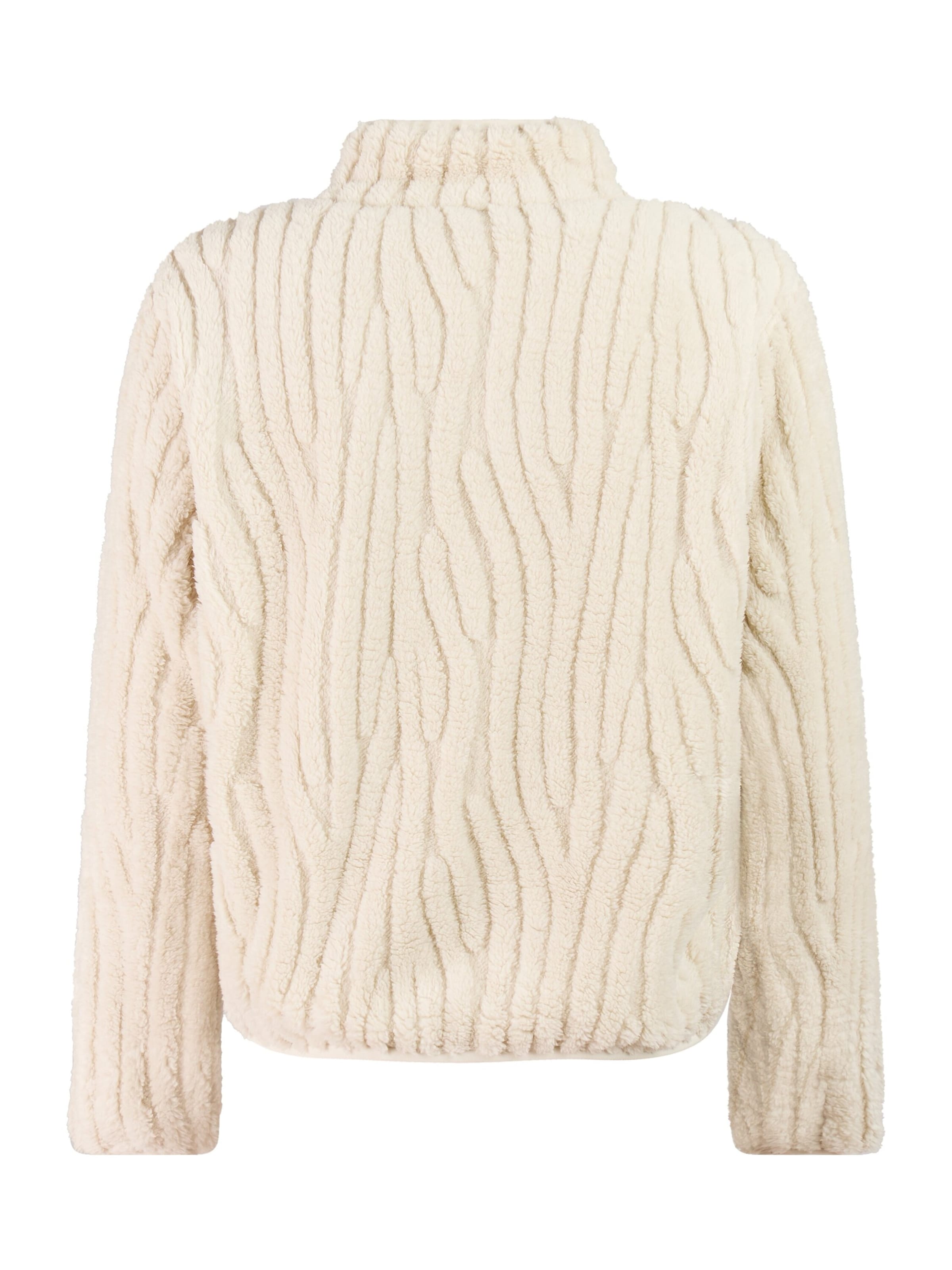PROTEST Fleece jas 'PRTBleach' in Wit