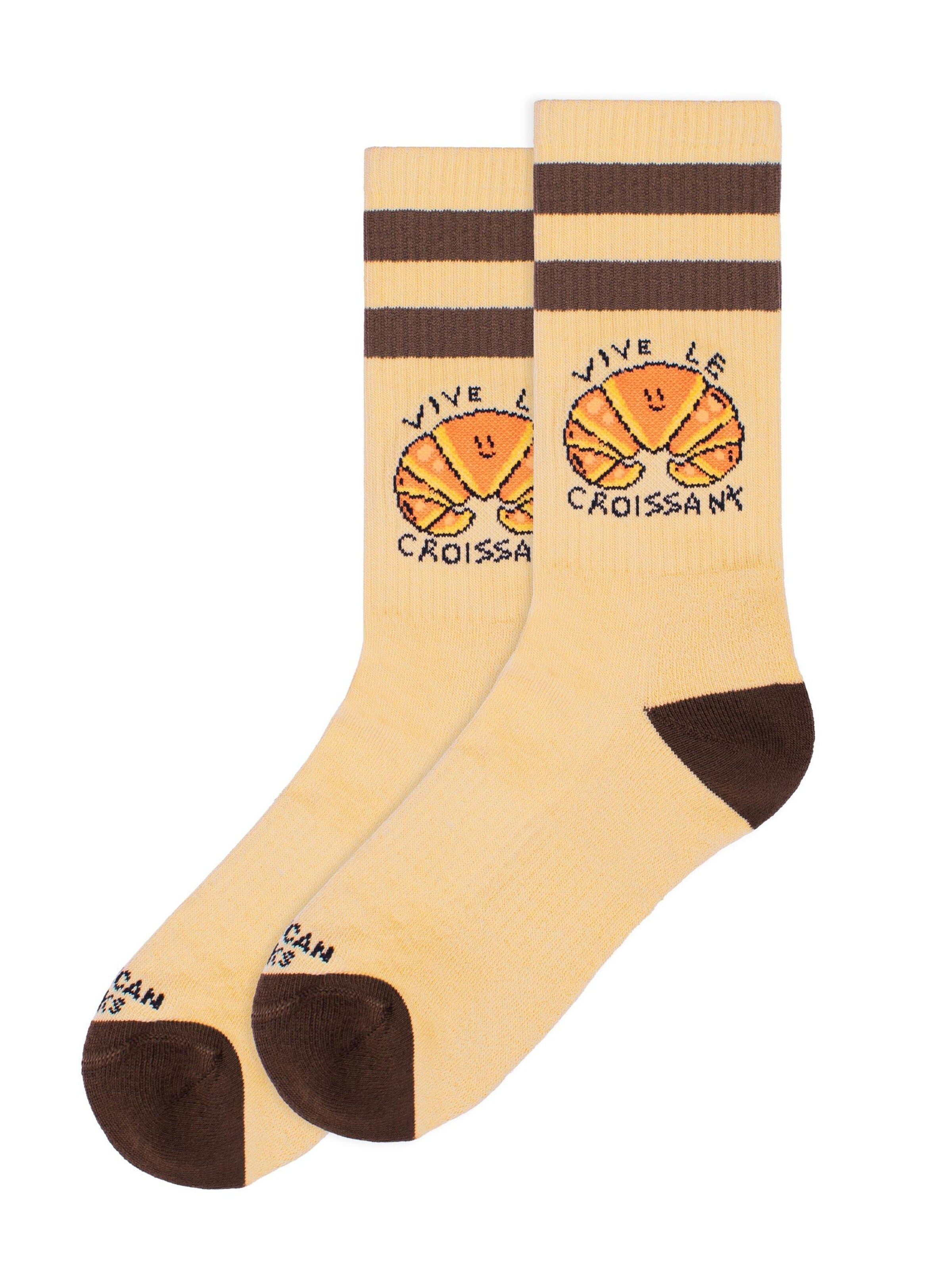 American Socks Calcetines 'Vive le Croissant - Mid High' en 19-55 en beige, Vista del producto