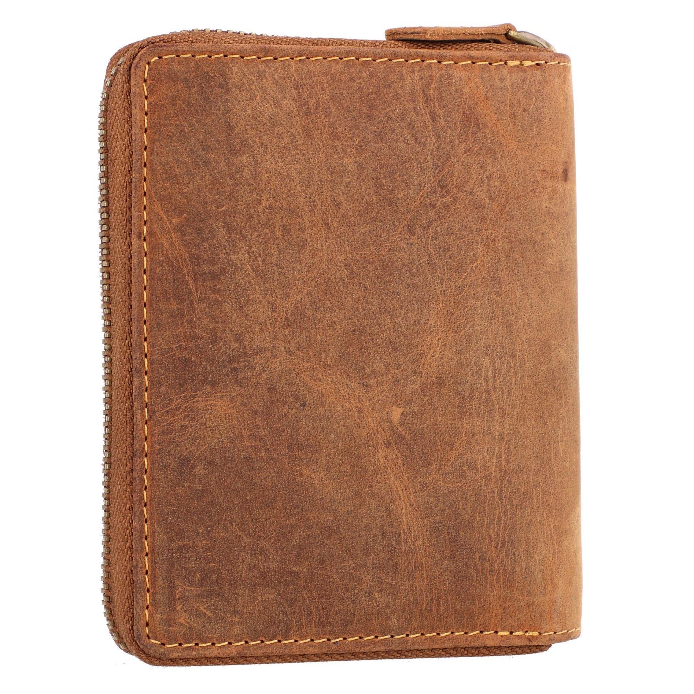 GREENBURRY Portemonnee in Bruin