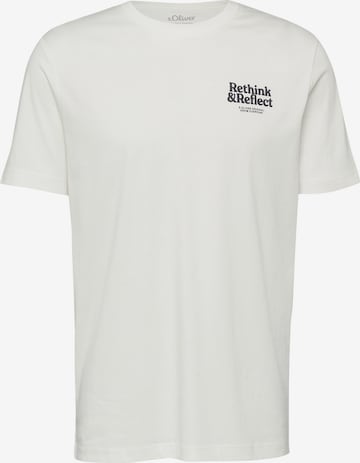 s.Oliver Shirt in Beige: front