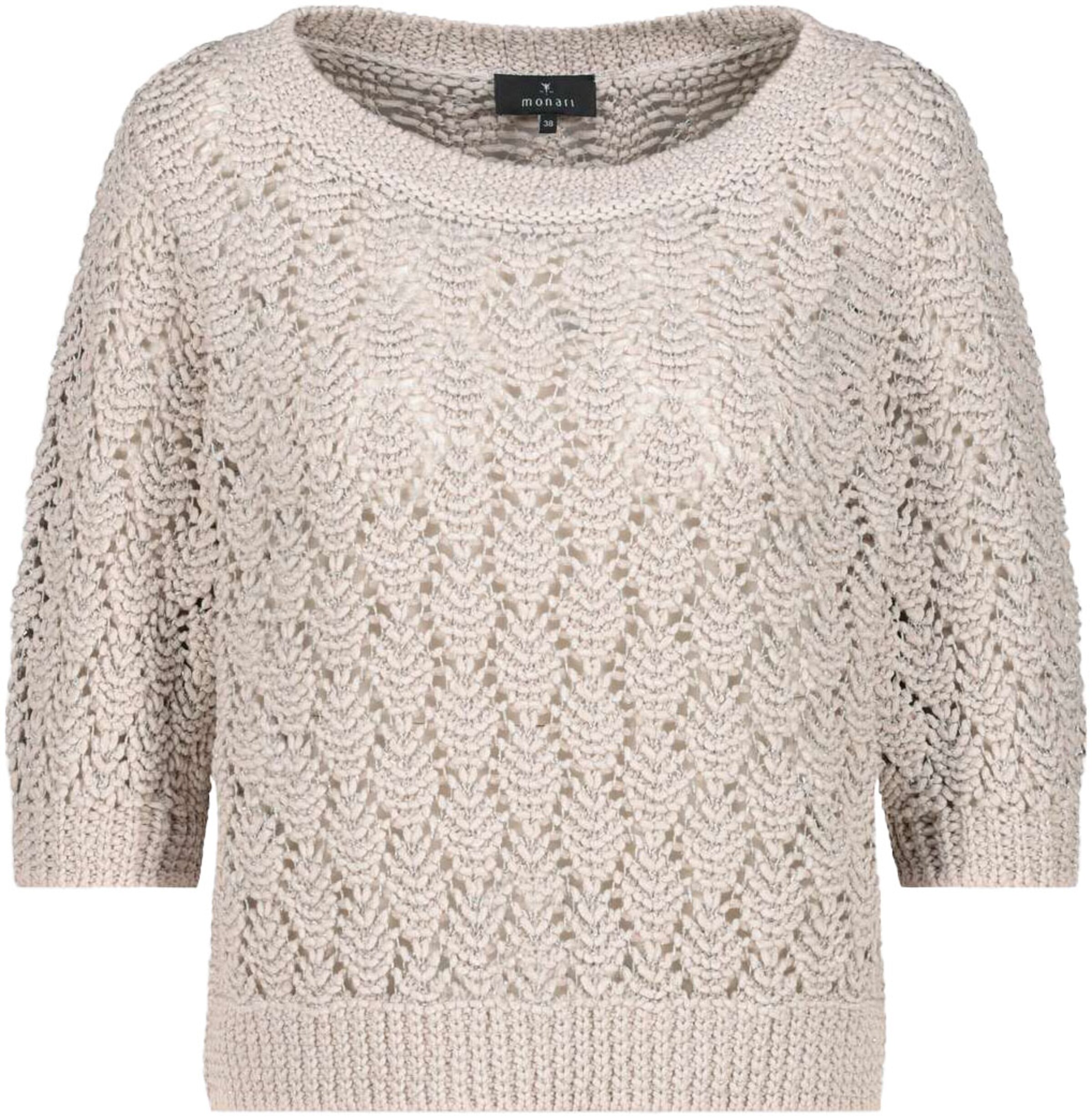 monari Pullover in Beige: Vorderseite