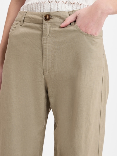 Franco Callegari Pantalon en taupe, Vue avec produit