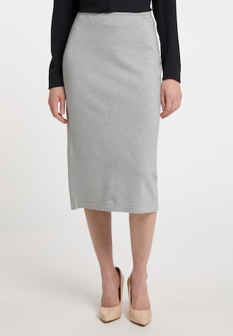 DreiMaster Klassik Skirt in Grey: front