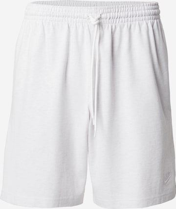 Nike Sportswear Shorts 'Club' in Weiß: Vorderseite