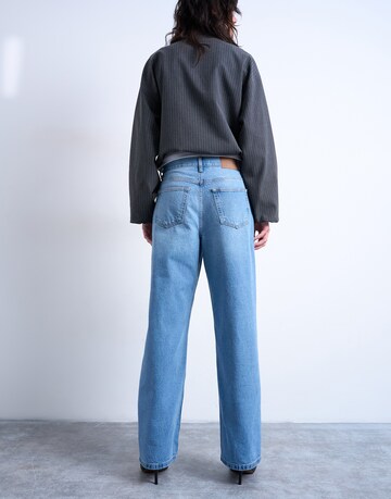TOPSHOP - Pierna ancha Vaquero 'COLUMN' en azul