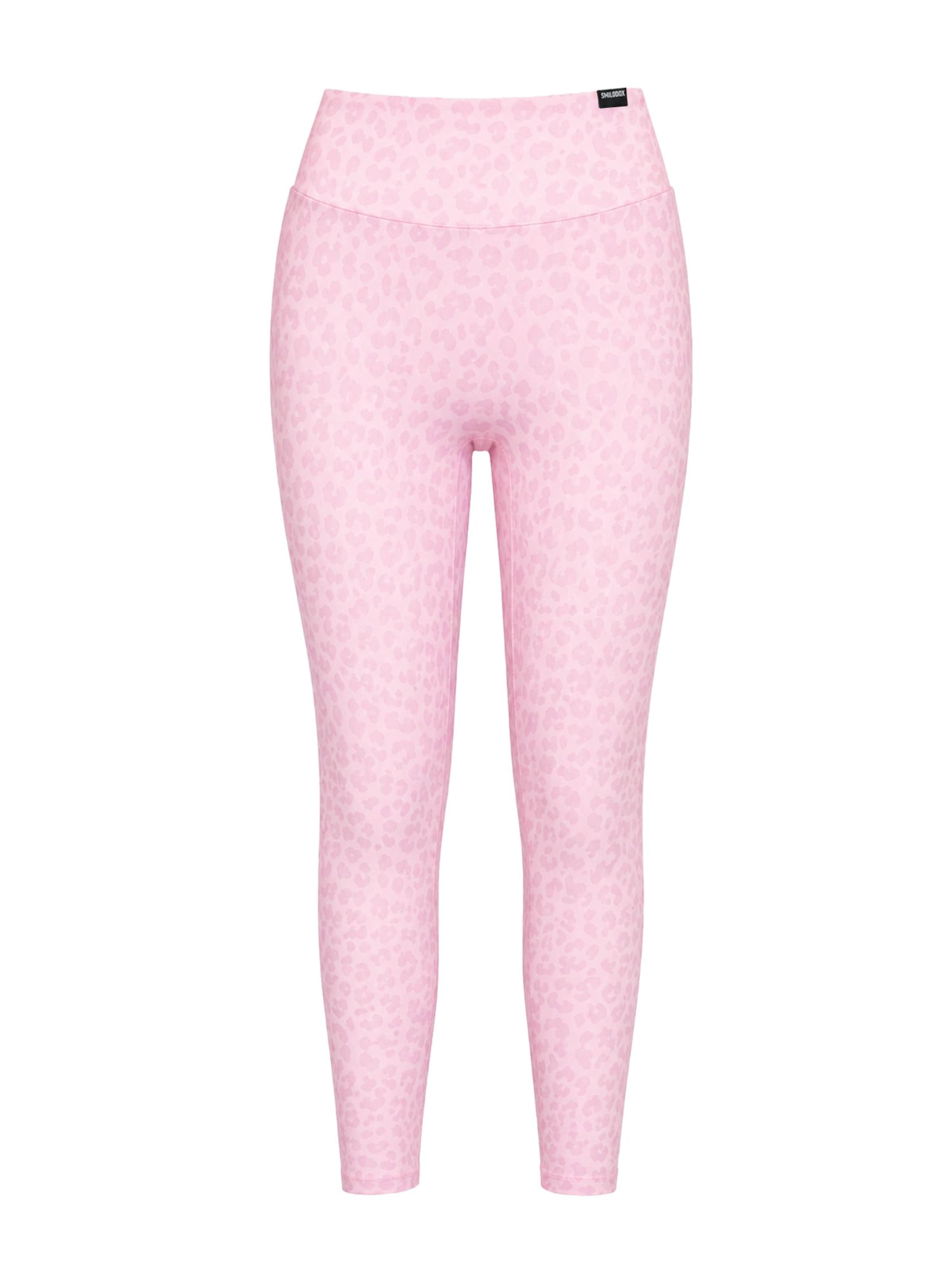 Skinny Leggings ' Velvara ' Smilodox en rose : devant