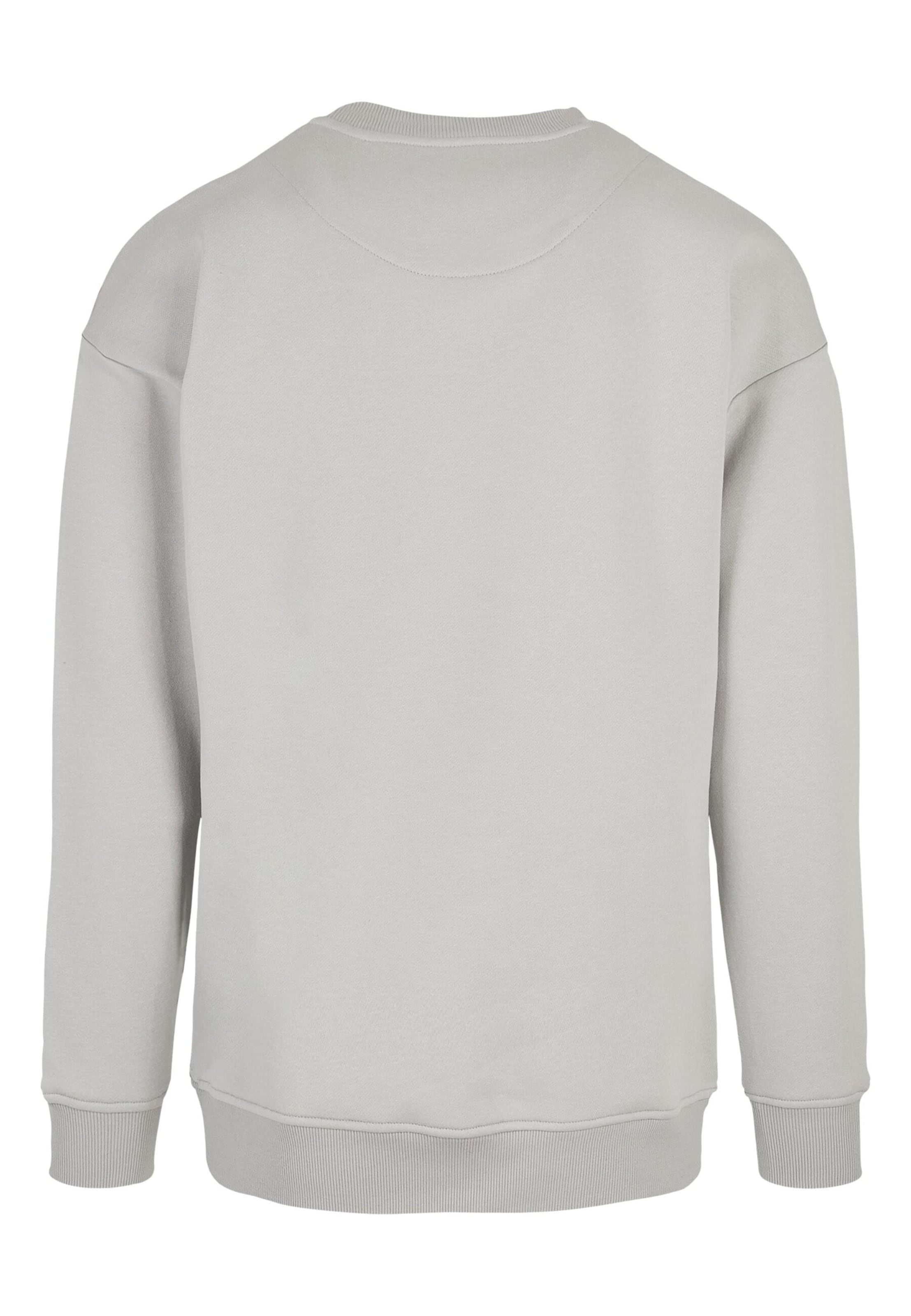 Merchcode Mikina 'Halloween - Cat' – šedá