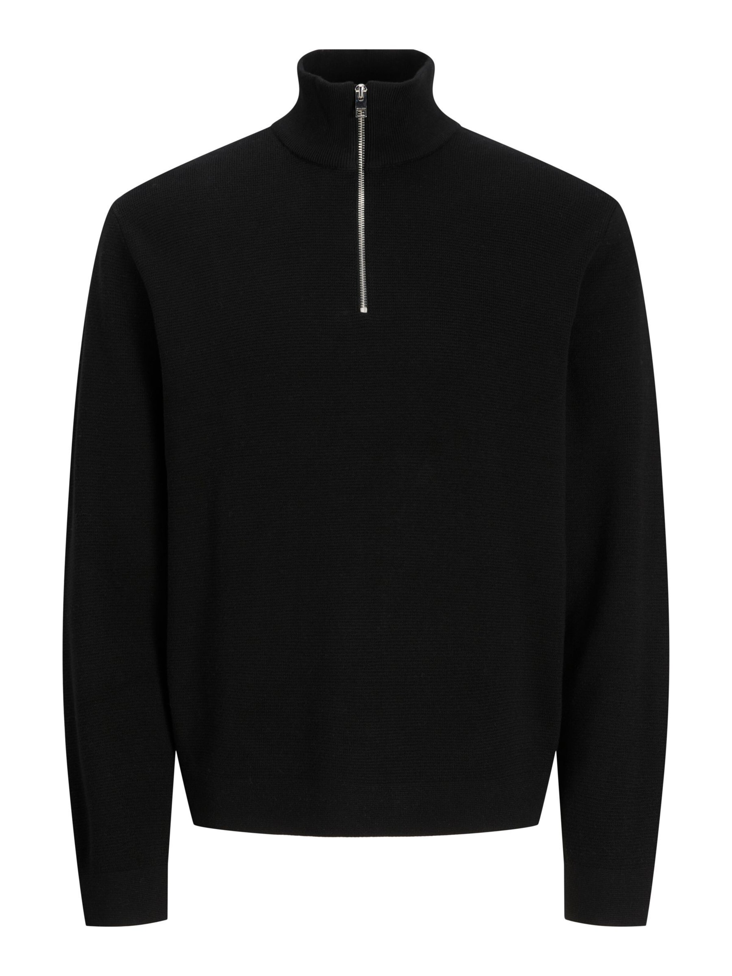 JACK & JONES Πουλόβερ 'JPRBLAMILANO' σε μαύρο: μπροστά