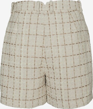 VERO MODA Regular Pleat-front trousers 'MILEY' in Beige