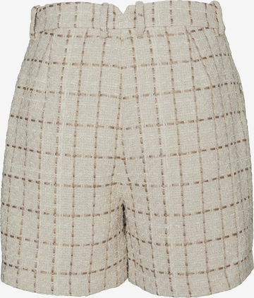 VERO MODA Regular Bandplooibroek 'MILEY' in Beige