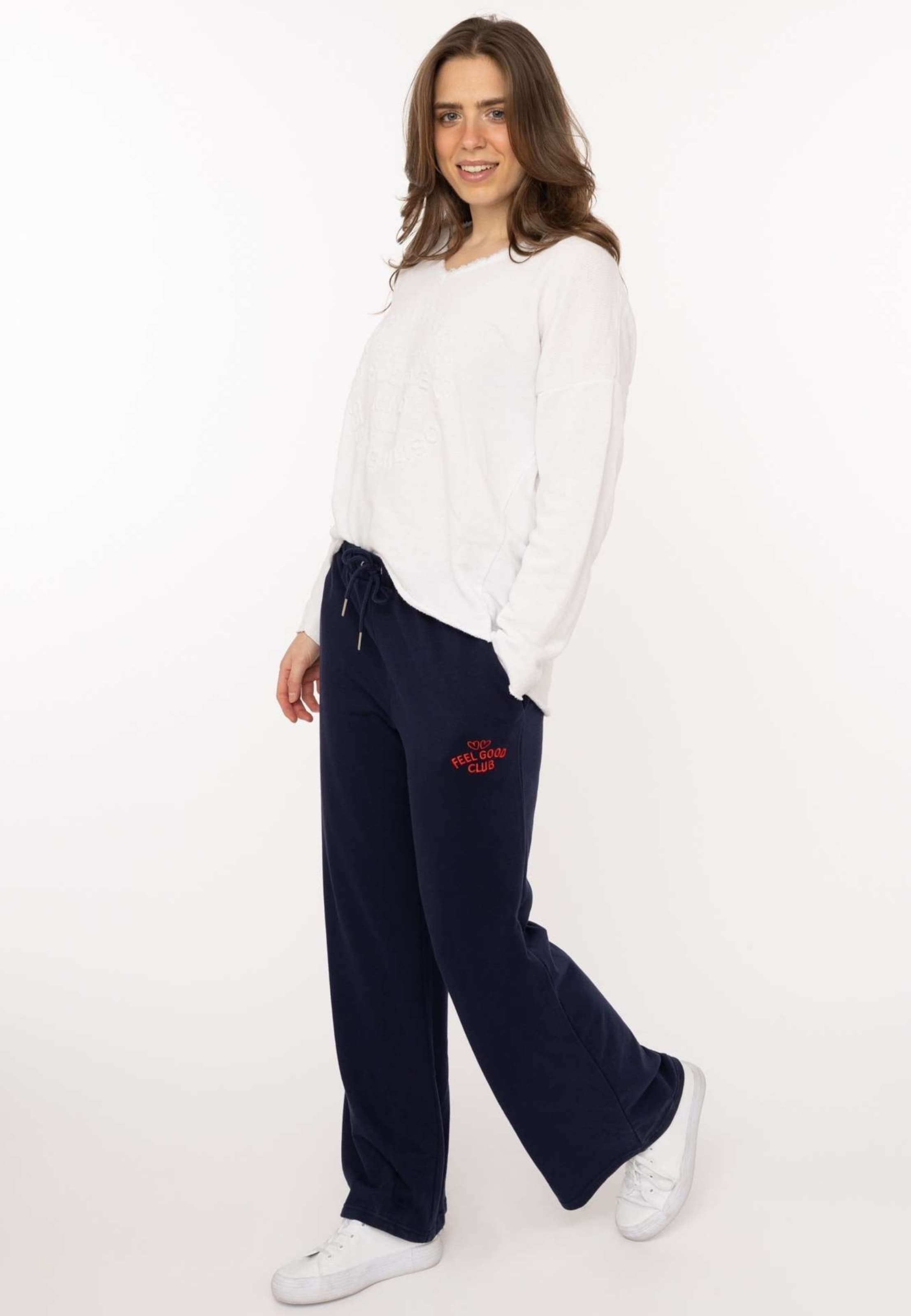 Regular Pantalon Zwillingsherz en bleu