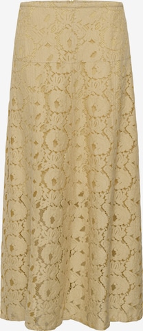 Jupe 'SLTaya' SOAKED IN LUXURY en jaune : devant