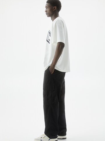 Pull&Bear Regular Chino trousers in Black