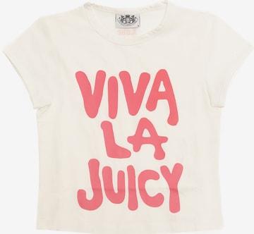 T-Shirt Juicy Couture en blanc : devant