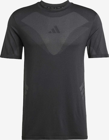 ADIDAS PERFORMANCE Функциональная футболка 'GYM+' в Черный: спереди