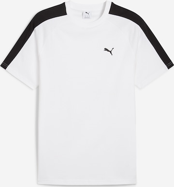 PUMA Футболка 'T7' в Белый: спереди