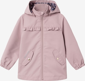 NAME IT - Chaqueta funcional 'MALEX08' en rosa: frente