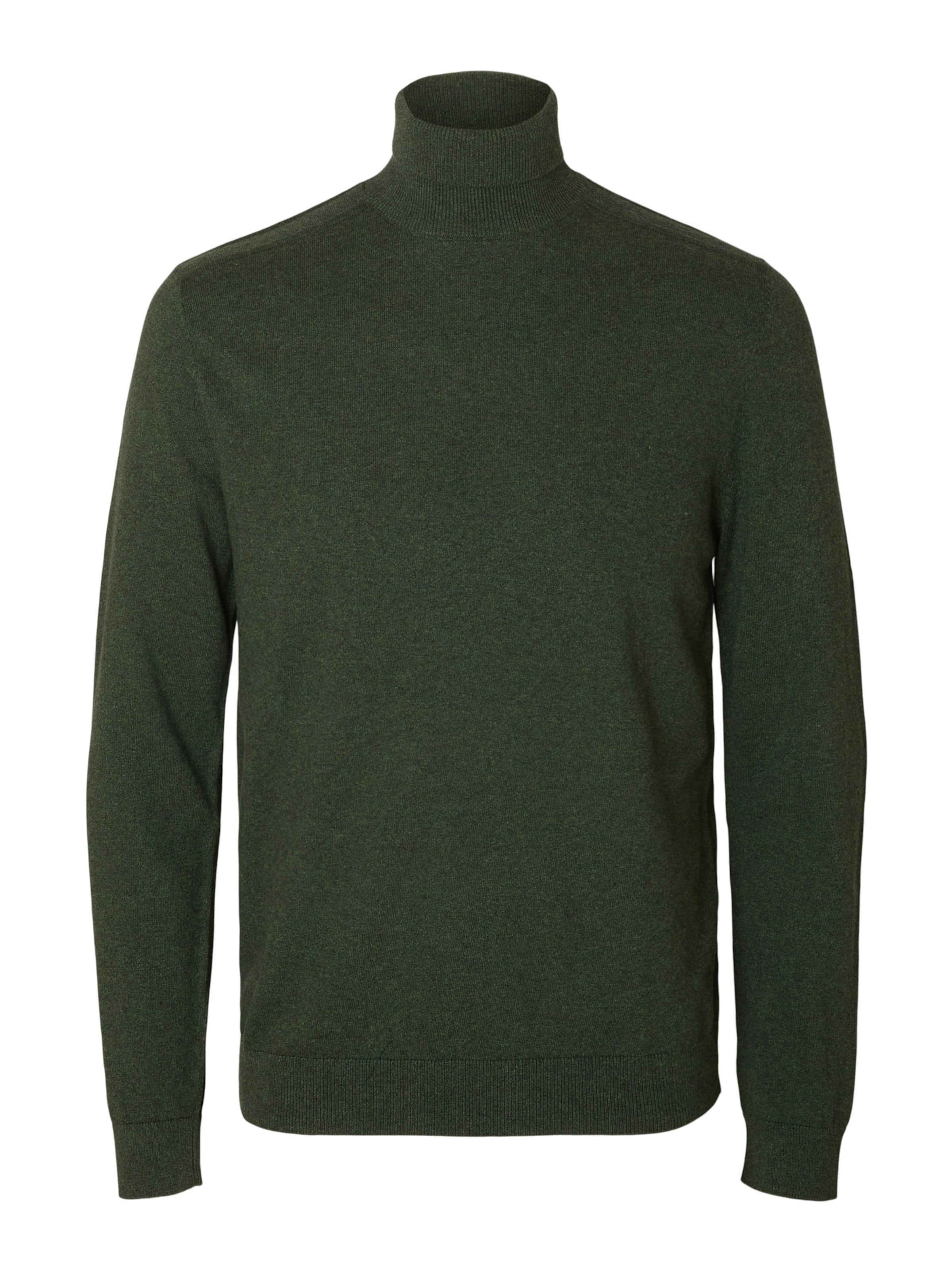 SELECTED Pullover 'SLHBERG' in Grün: Vorderseite