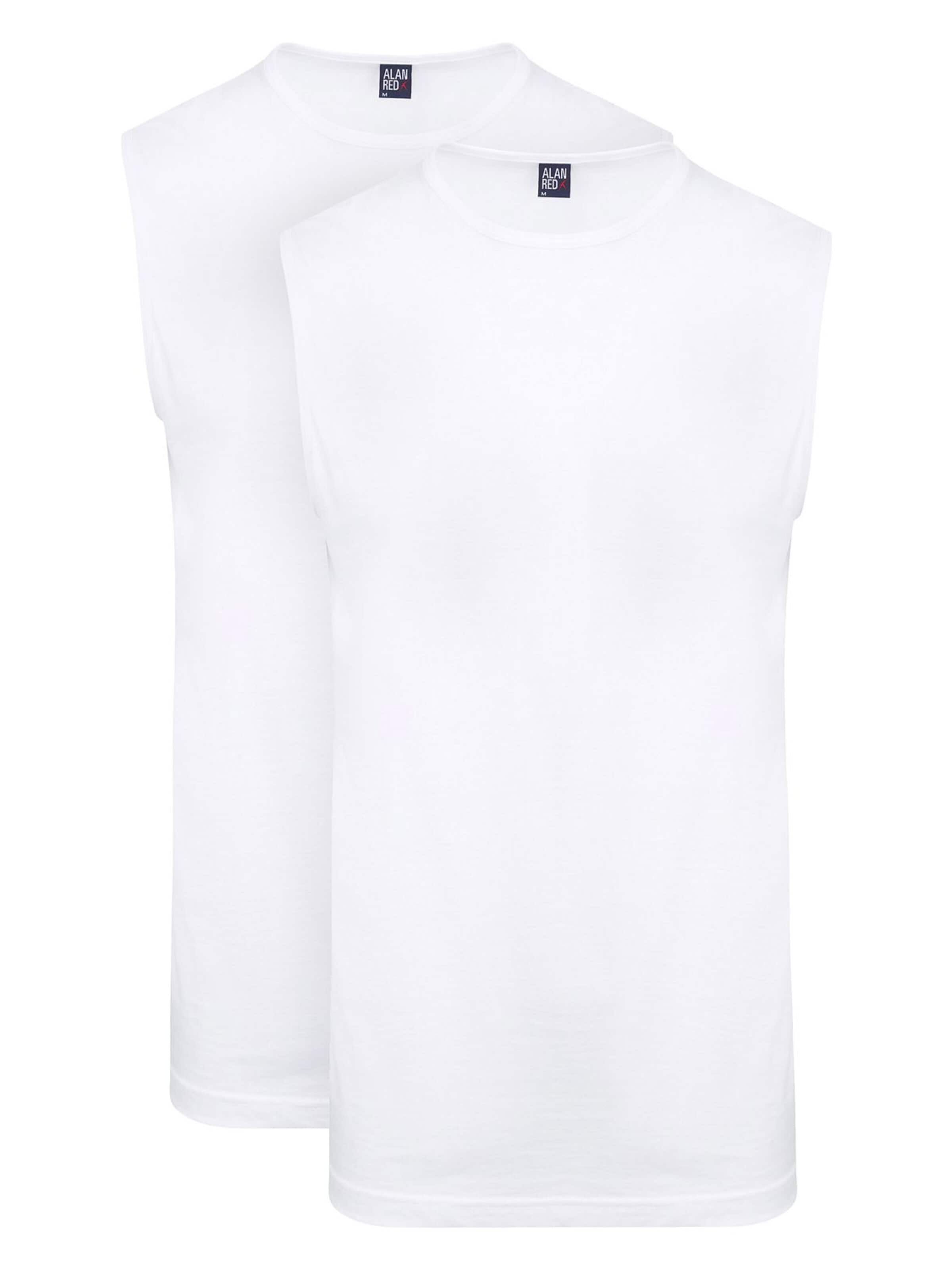 alan red Shirt 'T-Montana' in White: front