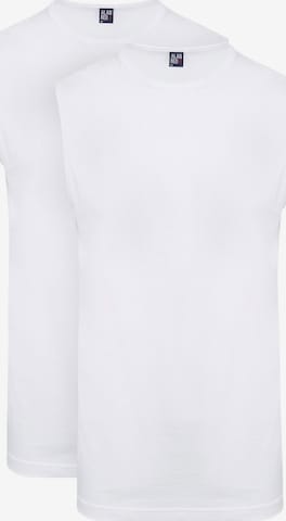 T-Shirt 'T-Montana' alan red en blanc : devant