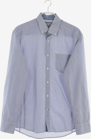 CALAMAR Button Up Shirt in L in Blue: front