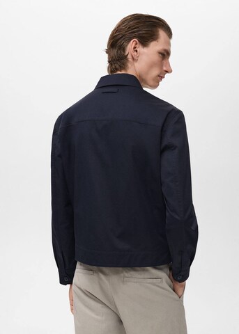 MANGO MAN Between-Season Jacket 'Turano' in Blue