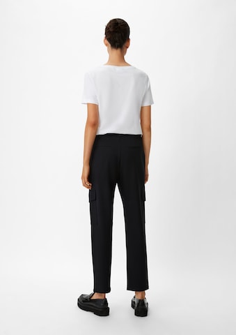 comma casual identity Regular Cargo trousers in Black: back
