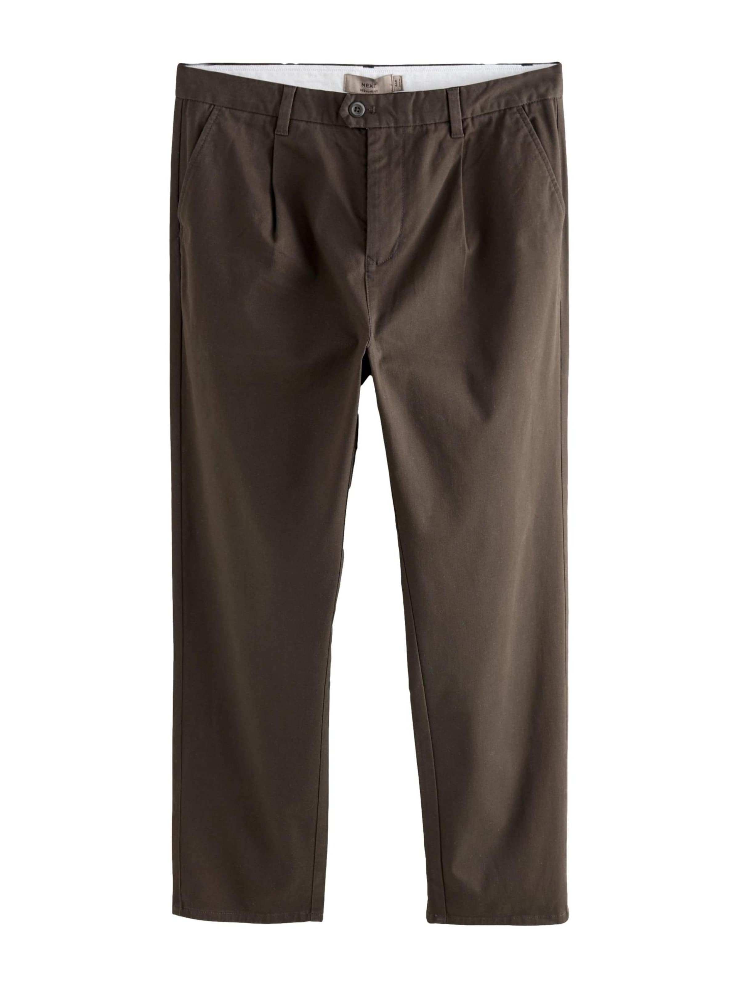 Next Tapered Chinobyxa i brun: framsida