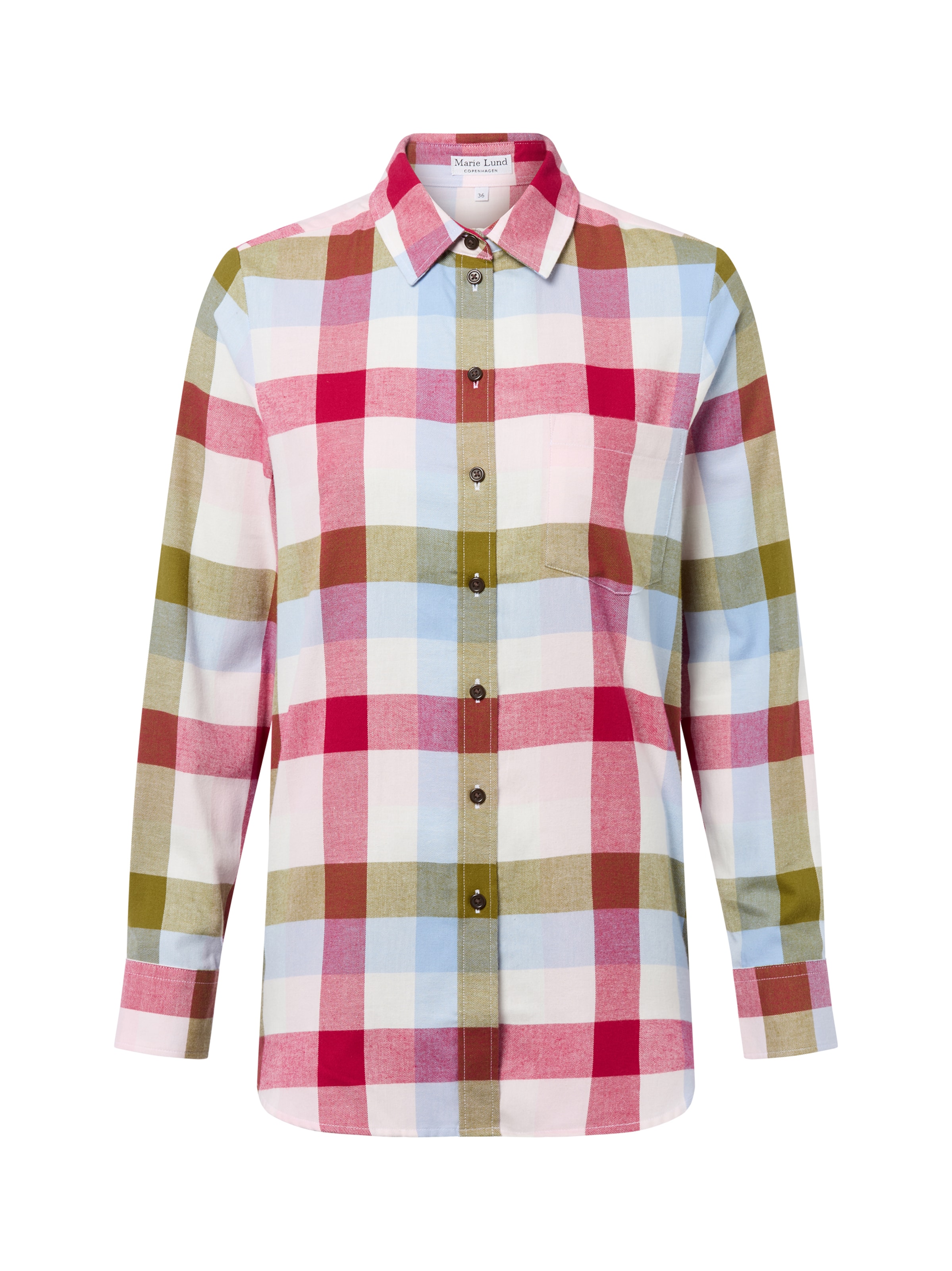 Marie Lund Blouse in Red: front