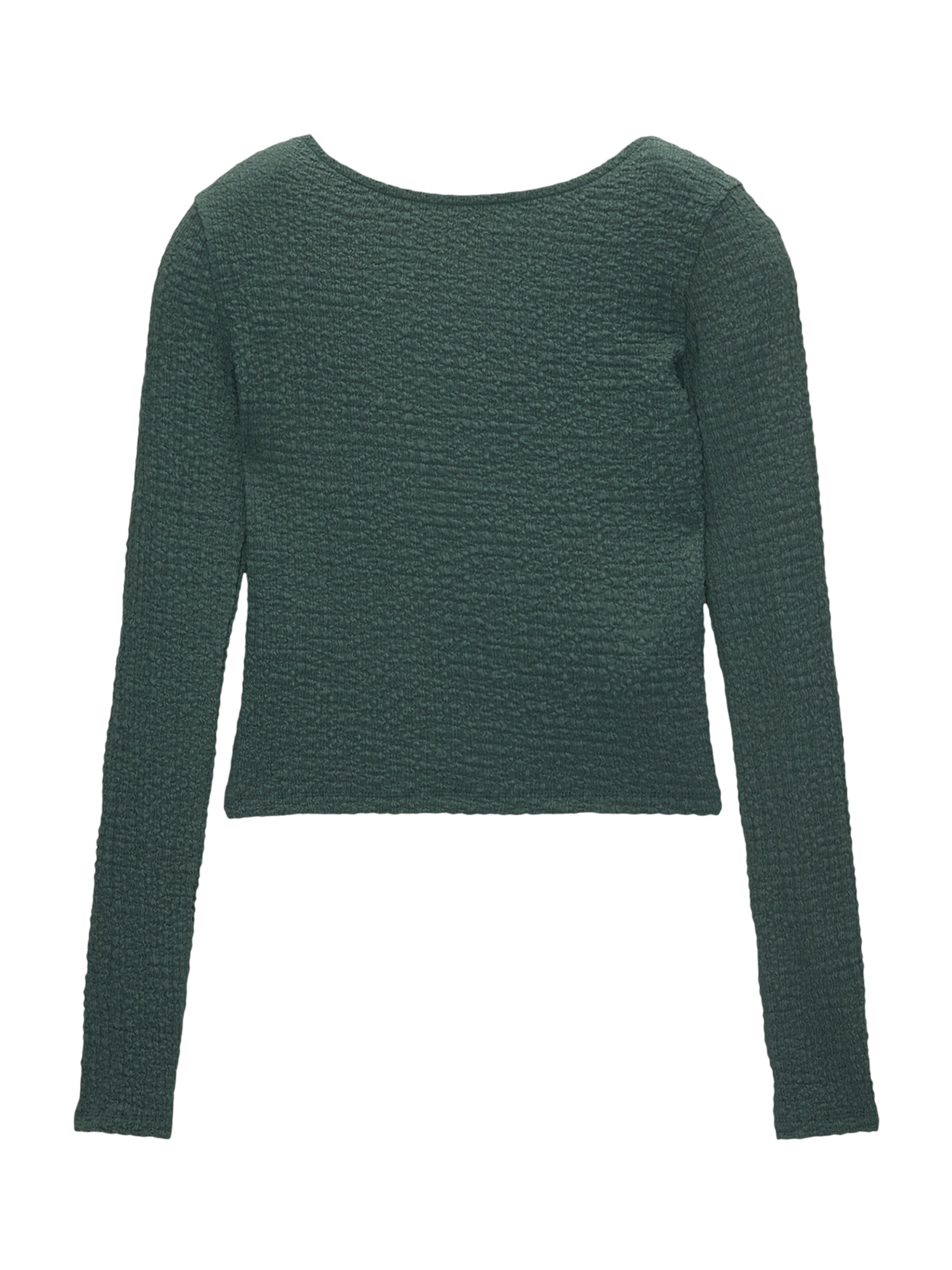Pull&Bear Majica | zelena barva: sprednja stran