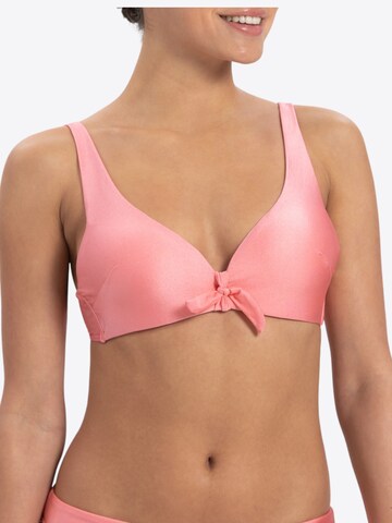 Beachlife Push-up Bikinioverdel 'Shine' i pink: forside