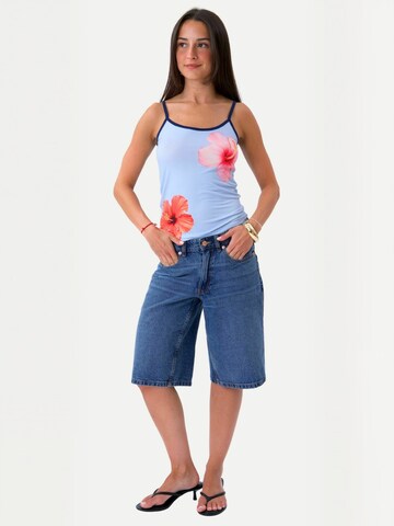 Haut ' Vittoria ' ITS MAY en bleu : devant