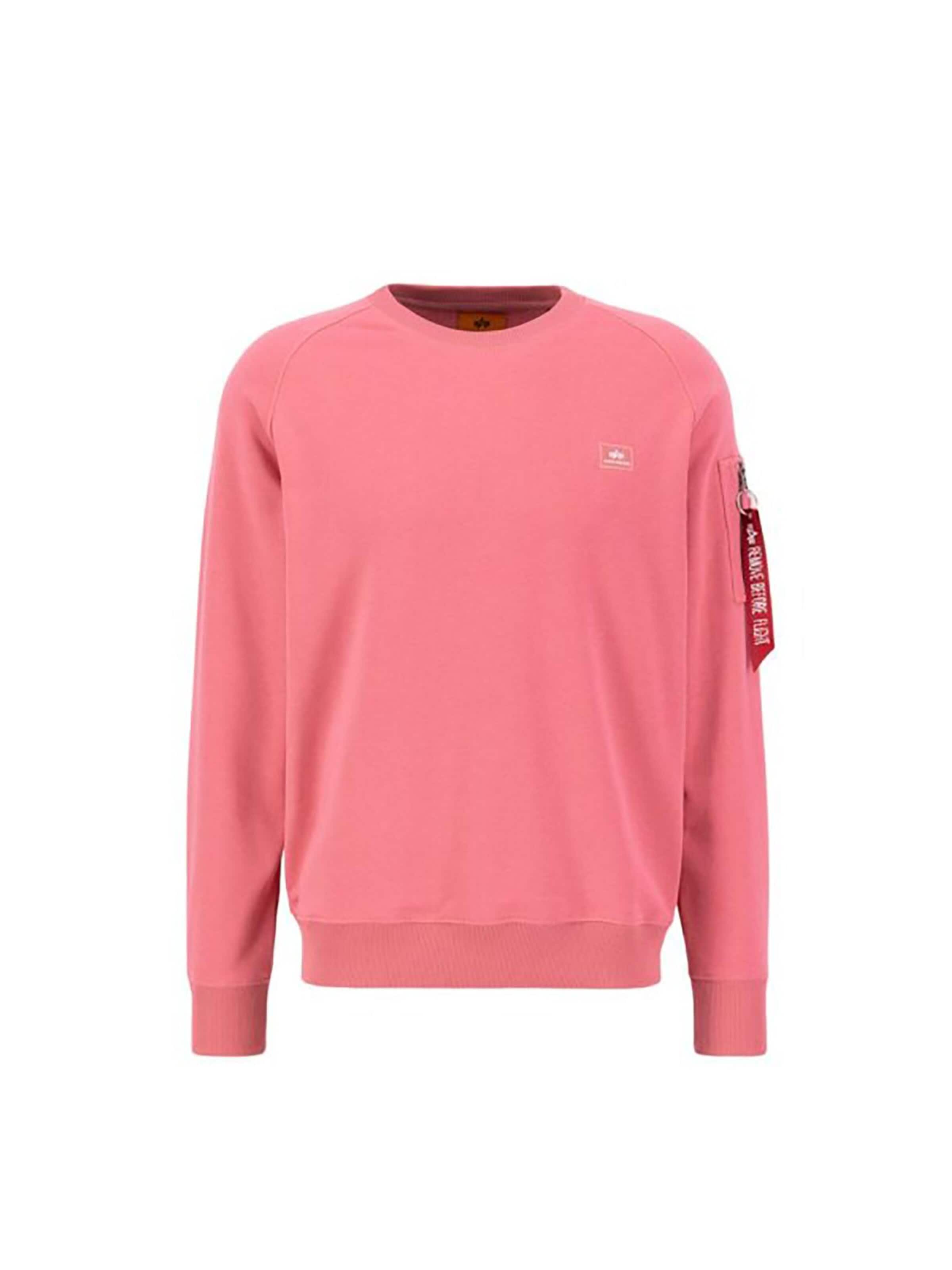 ALPHA INDUSTRIES Sweatshirt 'X-Fit'‌‌‌‌‌‌‌ in Rot: Vorderseite