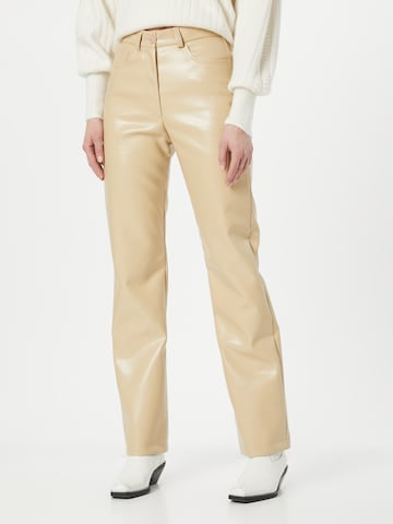 Laagam - regular Pantalón 'Spike' en beige: frente