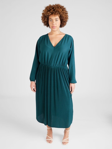 ABOUT YOU Curvy Βραδινό φόρεμα 'Eike' σε πράσινο: μπροστά