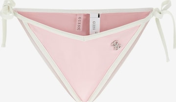 GUESS Bikini Bottoms in Pink: front