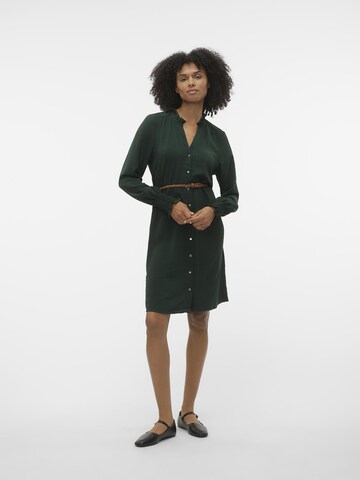 VERO MODA Shirt dress 'VIBE' in Green: front