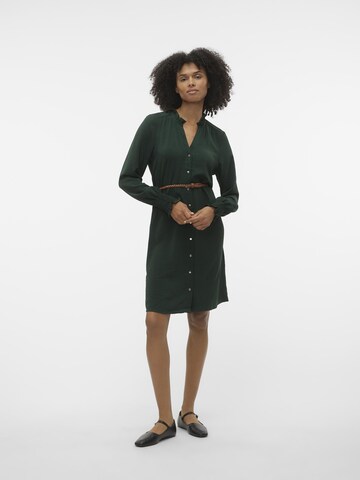 VERO MODA Shirt Dress 'VIBE' in Green: front