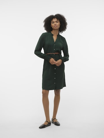 VERO MODA Shirt Dress 'VIBE' in Green: front