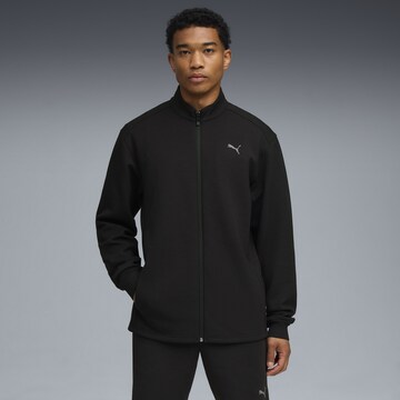 PUMA Sportsweatvest in Zwart: voorkant