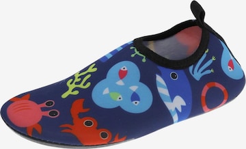 Scarpa bassa di Beppi in blu: frontale