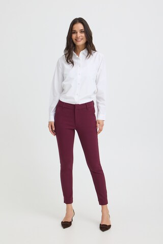 Coupe slim Pantalon chino 'BYDixi' b.young en rouge