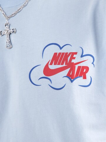 Nike Sportswear Koszulka 'AIR' w kolorze niebieski
