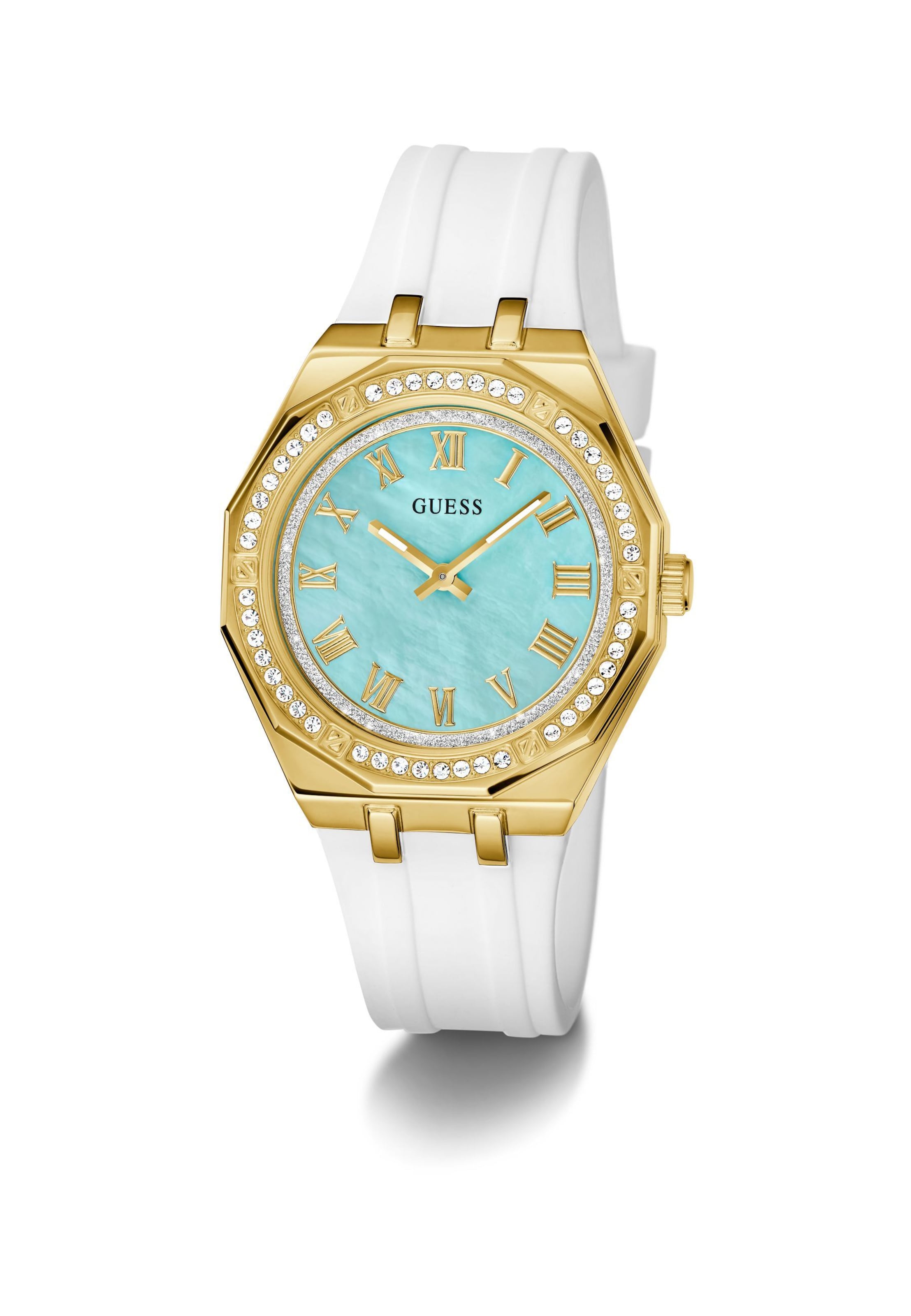 GUESS Analog watch 'DESIRE' in White: front