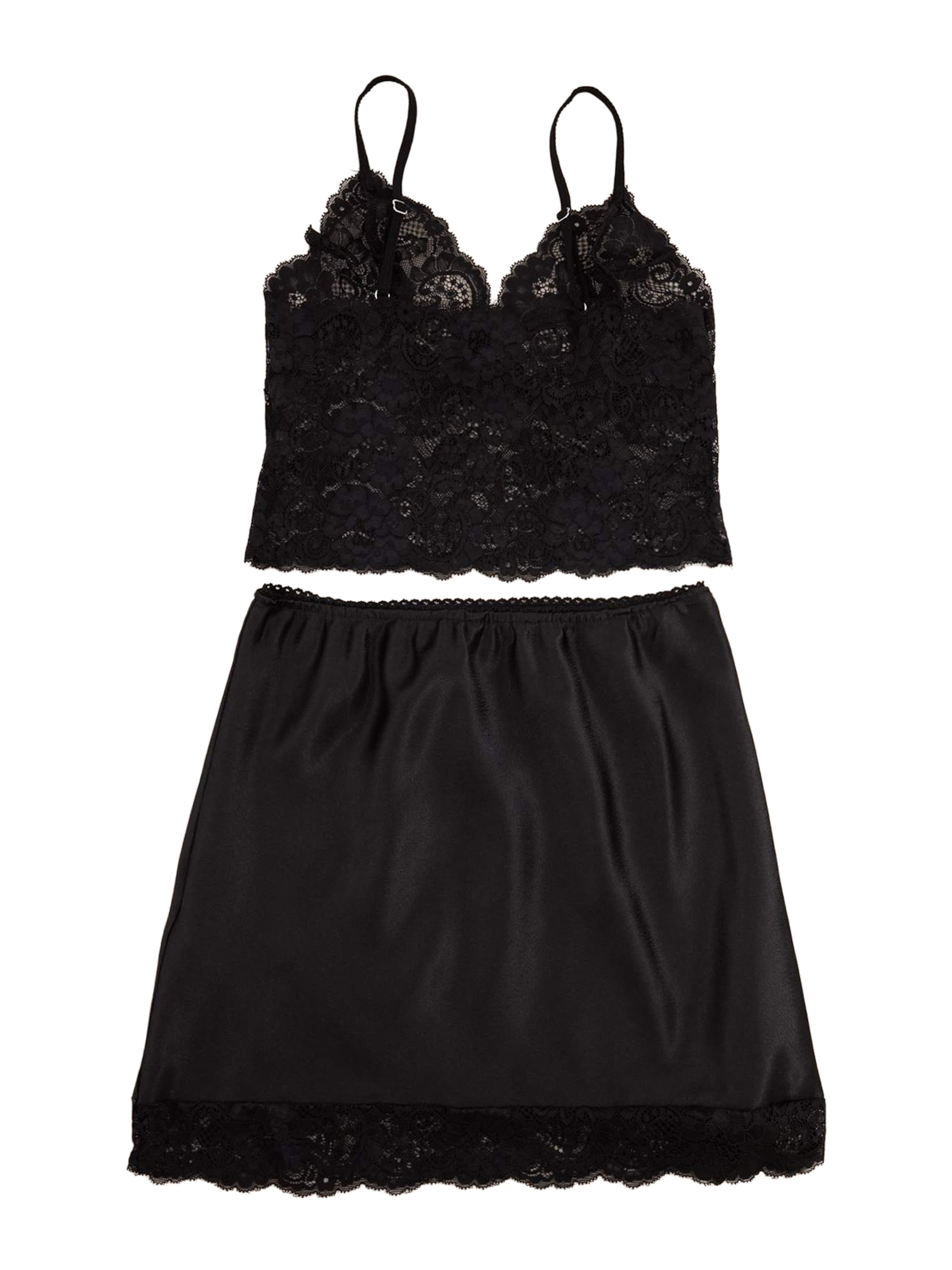 Trendyol - Picardias en negro: frente