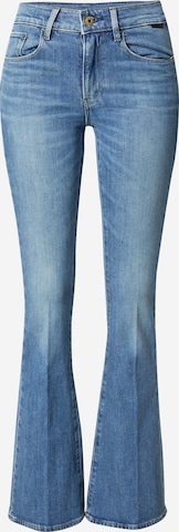 G-Star RAW Rozkloszowany krój Jeansy w kolorze niebieski: przód